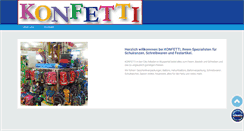 Desktop Screenshot of konfetti-wuppertal.de